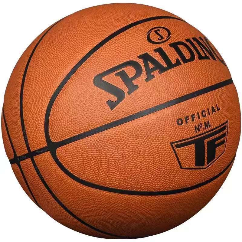 Spalding 77-015Y Indoor game leather basketball