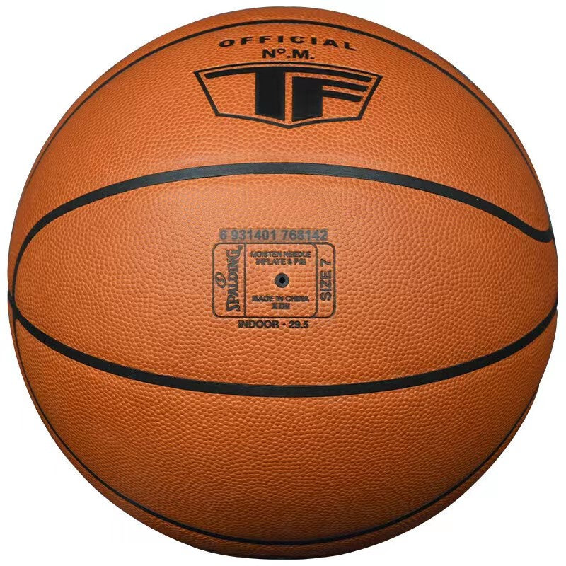 Spalding 77-015Y Indoor game leather basketball