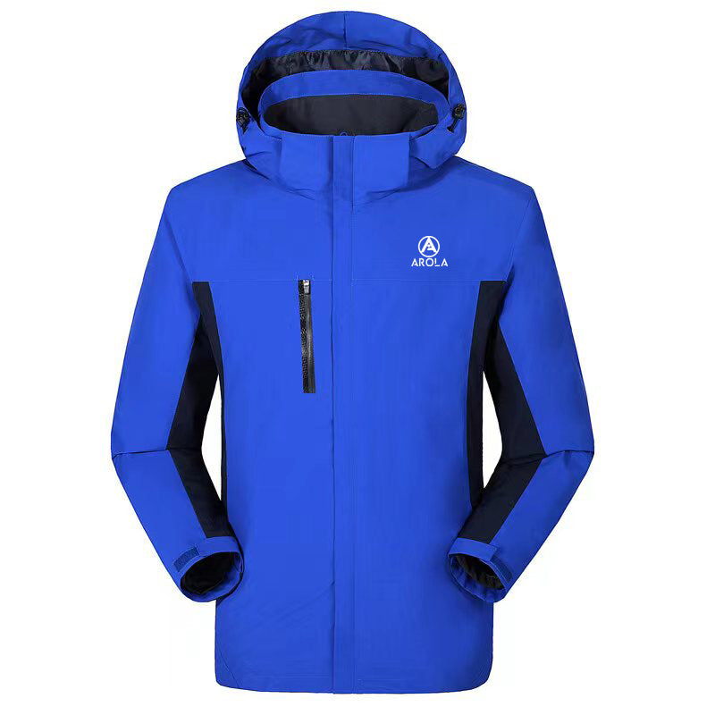 Three-in-one protective peak jacket